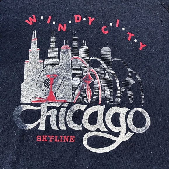 Vintage Chicago raglan crewneck - Picture 3 of 8